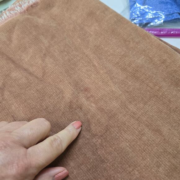 American Eagle Outfitters Women Corduroy High-Rise Crop Flare Pants Brown SZ 16 - Picture 8 of 8